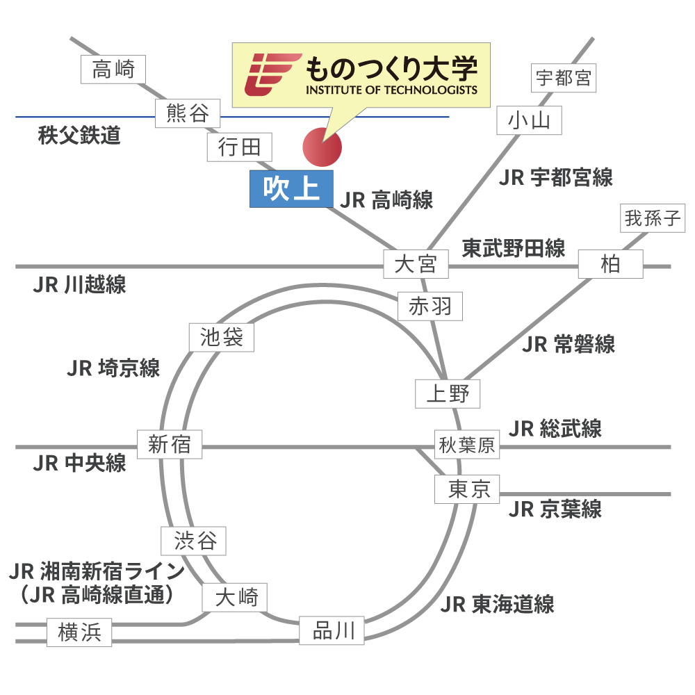 ものつくり大学アクセス