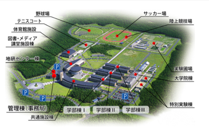 秋田県立大学　キャンパスマップ