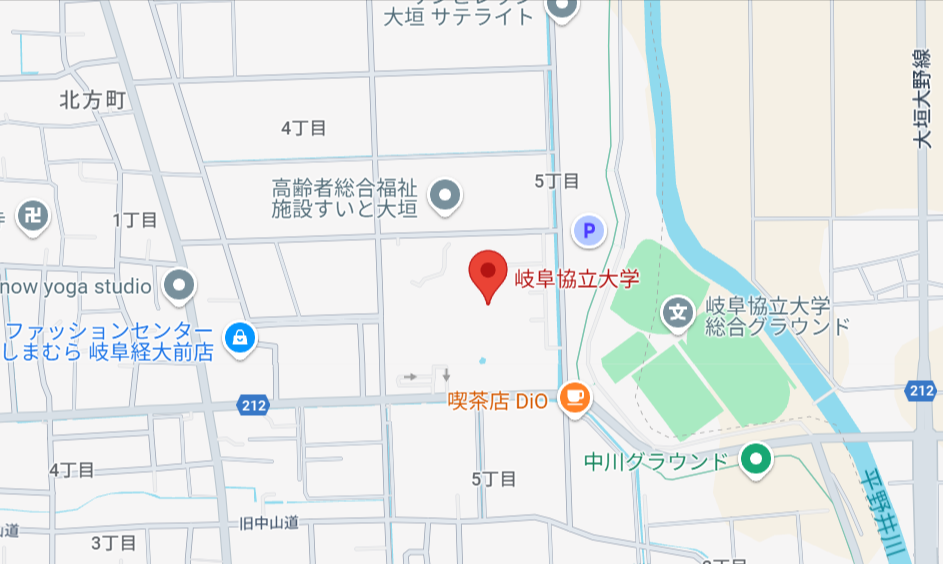 岐阜協立大学 地図